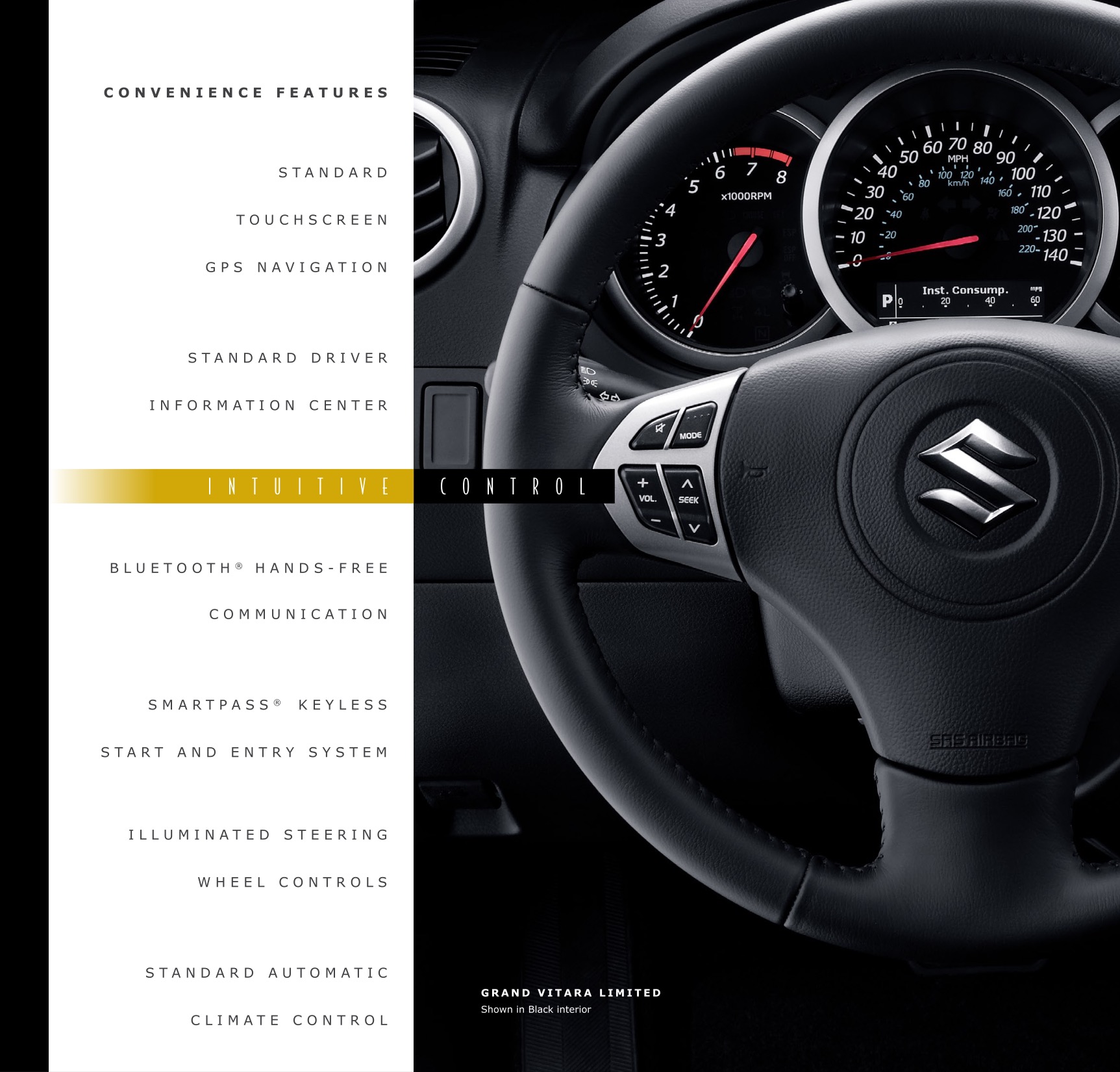 2011 Suzuki Grand Vitara Brochure Page 3